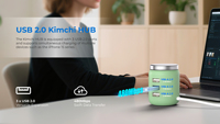 Kimchi Pot USB Hub-Adaptateur multi-ports avec 100W PD, organisateur de bureau amusant et fonctionnel pour la maison/pour la décoration intérieure