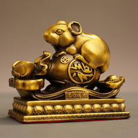 Cornucopie en laiton sculpté, imitation antique personnalisée, Ruyi, pour attirer la richesse, douze animaux du zodiaque, Feng Shui, religieux traditionnel