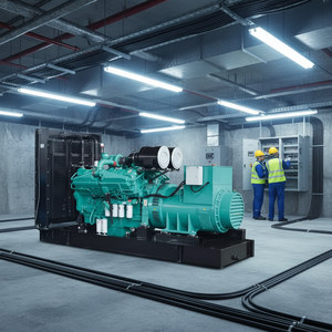 Cumminss 700KW 900KVA Silent Generator 50/60Hz Three Phase Water Cooled Industrial Use Auto Open Frame Backup Genset - Product Image 3