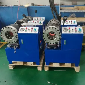 Expédition bon marché tuyau hydraulique 2 pouces tuyau hydraulique électrique pressage machine de découpe de sertissage