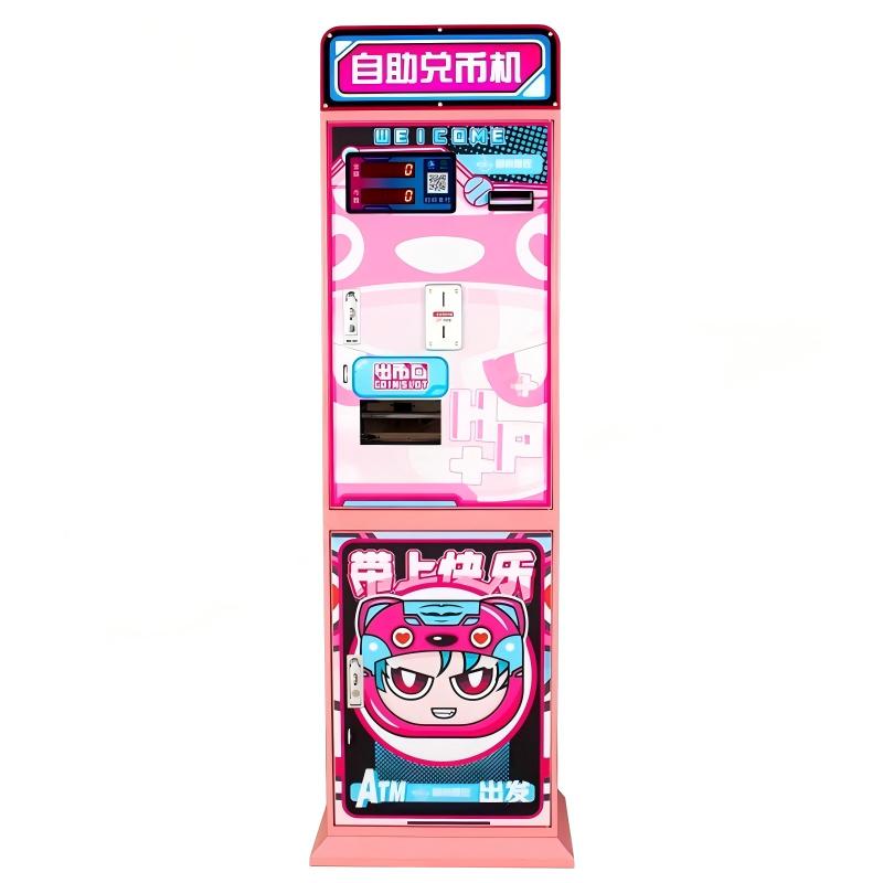 Wholesale Superfun Metal Automatic Token Exchange Machines Coin ATM with Universal Plug