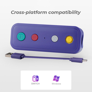 Convertidor de adaptador inalámbrico con cable USB apto para Nintendo Switch para <span class=keywords><strong>Game</strong></span> <span class=keywords><strong>Cube</strong></span>/Classic Edition para <span class=keywords><strong>Wii</strong></span> Classic - Product Image 3