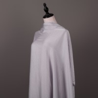 1001 Tissu Hijab en Polyester Satiné à Rayures et Carreaux, Antistatique, Respirant, pour Femme, Châle Quotidien, Vente en Gros, Toucher Doux