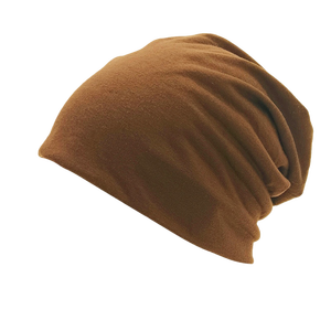 유니섹스 가을 겨울 솔리드 소프트 스트레치 슬라우치 얇은 롱 비니 100% 코튼 따뜻한 스포츠 니트 모자 비치 비즈니스 Y2K 스트리트 도트 - Product Image 2