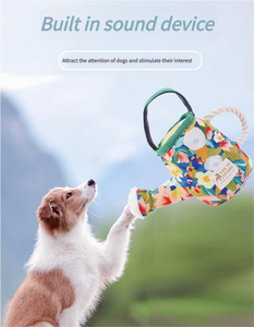 חמוד צעצוע כלב צעצוע ממולאים חיה קטיף צעצועים ללעוס כלבים עמיד ללעוס כלב לעג קטן בינוני - Product Image 5