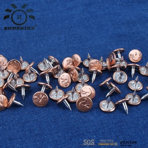 Op Maat Gemaakt Patroon Convex Logo Messing Hoes Aluminium Pinnen Nagels Accessoires Voor Kleding - Product Image 4