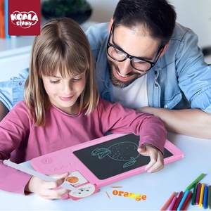 Machine d'apprentissage en plastique, jouet éducatif avec tableau de lecture et de dessin, insertion de cartes, prend en charge <span class=keywords><strong>l</strong></span>'anglais, le russe, <span class=keywords><strong>l</strong></span>'<span class=keywords><strong>espagnol</strong></span> - Product Image 4