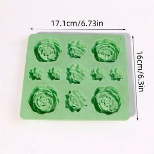 TangChu Floral Dish & Plate Silicone Mold <b>Set</b> for Making <b>Soap</b> Dishes, Jewelry Trays, Candles and Home Organizers - Product Image 6