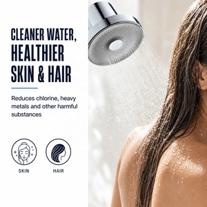 <span class=keywords><strong>Cabezal</strong></span> <span class=keywords><strong>de</strong></span> <span class=keywords><strong>Ducha</strong></span> Fijo <span class=keywords><strong>de</strong></span> 6 Pulgadas con Filtro para Agua Dura, Empaque Personalizado con Logotipo, KDF 55 ACF para el Cuidado <span class=keywords><strong>de</strong></span> la Piel y el Cabello - Product Image 5