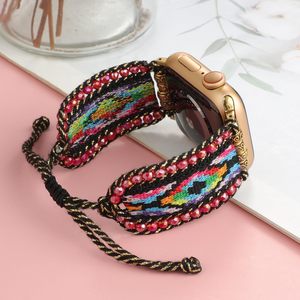สายนาฬิกา Upro Bohemian สำหรับ Apple Watch Series 10 9 8 7 6 สายรัดข้อมือสไตล์โบฮีเมียนสำหรับผู้หญิง ขนาด 38 40 41 42 44 45 46 มม. - Product Image 3