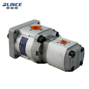 ปั๊มไฮดรอลิกแบบเกียร์ Blince HPF-06 HPF-08 HPF-10 HPF-14 2 สเตจ แบบ Tandem สำหรับรถตักล้อยาง รุ่น HPF GHP ZAPF ALP Marzocchi - Product Image 4