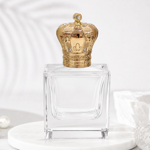 Tapa de <span class=keywords><strong>Zamak</strong></span> Ecológica con Forma de Corona de Cristal de Lujo para Botellas de Perfume y Vino con Cierre a Presión - Product Image 3