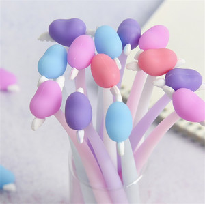 Yiwu милые сердца рекламные ручки kawaii Мультфильм Школа Канцтовары мультфильм шариковая ручка рекламные цветные рекламные ручки - Product Image 4