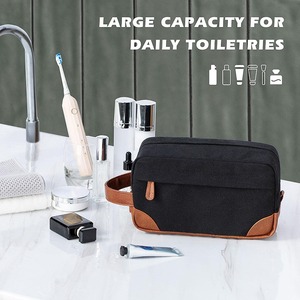 Produits en stock Nouvelle trousse de toilette européenne rétro Amazon pour hommes Sacs de <span class=keywords><strong>pogonotomie</strong></span> portables multifonctionnels chauds transfrontaliers - Product Image 4