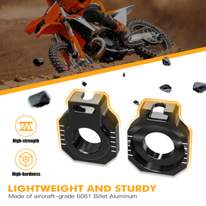 NICECNC Blocs d'essieu arrière de 22 mm Réglage de la chaîne pour <span class=keywords><strong>GasGas</strong></span> 2024 EC300 EC250 <span class=keywords><strong>EC</strong></span> MC EX 125 250 300 <span class=keywords><strong>350F</strong></span> 450F ECF MCF EXF 250 350 450 - Product Image 4