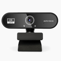 Webcam USB HD 1080P & 4K à Mise au Point Automatique Noire 2MP pour Diffusion en Direct avec Capteur d'Image CMOS en Stock