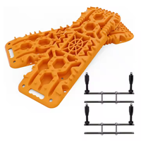 Planche de sauvetage tout-terrain pour SUV et camions avec kit de support de traction pour pistes de récupération robustes-Kit d'outils d'urgence