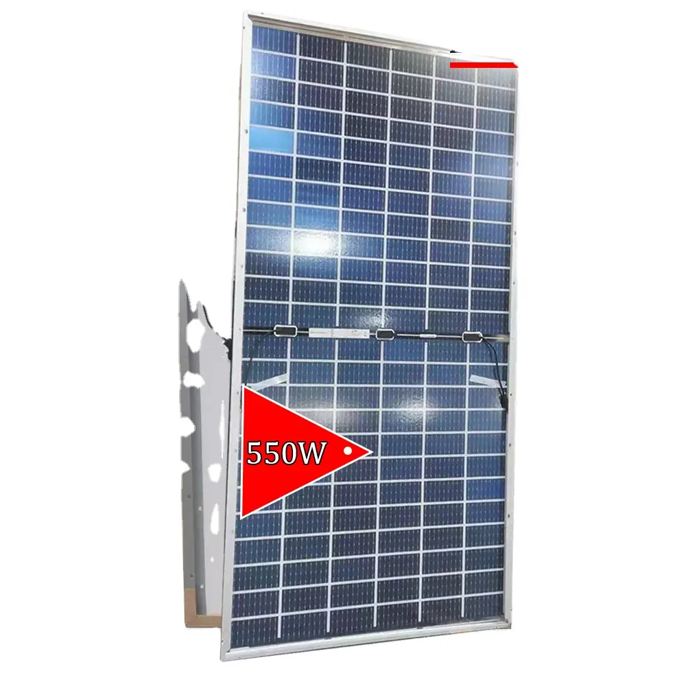 O preço do painel solar 500w 440w 450w 480w painéis solares de 500w 24v 48v preto para uso doméstico