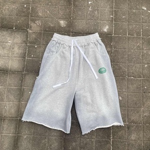 PT710 Short décontracté pour homme de haute qualité, 100% coton, imprimé, avec cordon de serrage et taille élastique, effet délavé - Product Image 1