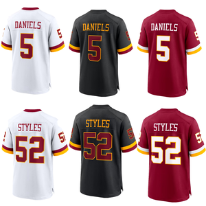 Camisetas Personalizadas de Fútbol Americano de Manga Corta para Hombre, Estilo Daniels 5, 52 Diseños Sublimados, Transpirables - Product Image 1