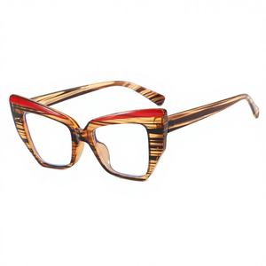 Montatura per <span class=keywords><strong>Occhiali</strong></span> Kedun Stile Occhio <span class=keywords><strong>di</strong></span> <span class=keywords><strong>Gatto</strong></span>, Design Punk con Colori Contrastanti, <span class=keywords><strong>Occhiali</strong></span> Semplici <span class=keywords><strong>da</strong></span> Donna in TR90 - Product Image 5