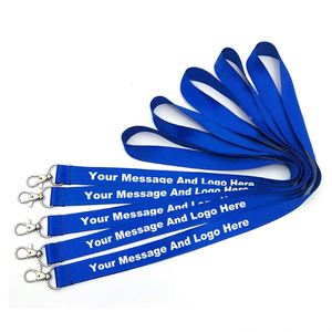 Lanière promotionnelle personnalisée en polyester à prix abordable, porte-carte sublimé sur mesure avec logo - Product Image 2