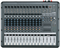 Mélangeur de Puissance Professionnel avec Amplificateur, Table de Mixage Audio Numérique 12 Canaux pour Amplificateurs et Haut-Parleurs