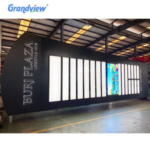 Panneau publicitaire GRANDVIEW GV-007, écran vidéo numérique LED extérieur, panneau de station-service éclairé en aluminium, étanche, avec SDK OEM - Product Image 6