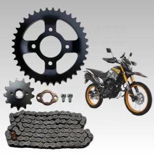 Kit de chaîne et pignon en acier <span class=keywords><strong>TL27</strong></span> pour moto Italika DM 300 - Vente en gros - Product Image 3