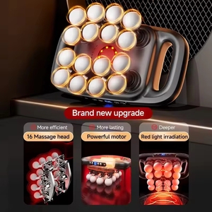 <span class=keywords><strong>Pistolet</strong></span> de <span class=keywords><strong>massage</strong></span> vibrant professionnel à 16 têtes, 20 vitesses, 9 modes, pour soulagement musculaire profond, rechargeable, corps entier - Product Image 2