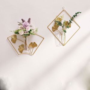 New Transparent Modern <b>Flower</b> Home Decor Indoor Hydroponic Plant Propagating Station Test Tube <b>Wall</b> Hanging Vase - Product Image 4