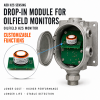 Module de capteur de gaz H2S à sortie UART, électrochimique, 0-100 ppm, compensation de température MCU, préchauffage 30s pour détecteur industriel OEM