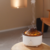 Diffuseur d'arômes rechargeable 1 an, en forme de méduse, pulvérisateur d'eau, humidificateur noir et blanc, pour usage commercial, domestique et voiture