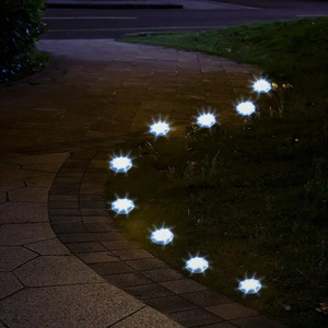 Lámpara LED Subterránea Solar, Impermeable, para Jardín, Camino, Paisaje, Escalones, Terraza, Piscina - Product Image 2