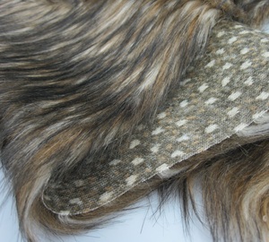 香农提花高绒仿毛皮面料仿浣熊毛皮服装/衣领/玩具 - Product Image 2