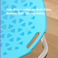 Chaise pivotante sensorielle pour enfants, chaise tournante à 360 degrés, entraînement à l'équilibre vestibulaire avec base en métal octogonale
