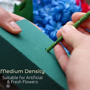 Hebei HuiyaGreen Wet Dry Floral <strong>Foam</strong> Artificial Flower Arrangement Plant <strong>Foam</strong> <strong>Florist</strong> Supplies Graduation Wedding 100% Natural - Product Image 5
