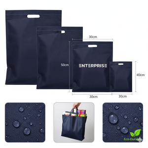 Bolsa de Compras Reutilizable Ecológica, Bolsa de Tela No Tejida, Reciclable, para Boutique, Supermercado - Product Image 2