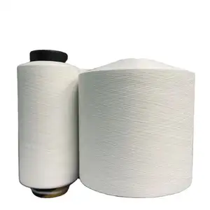 300d/60f 100% fil de filament de rayonne de viscose blanc brut