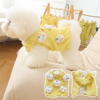 Summer Dog Cute Vest Pet Clothes T Shirt avec D Ring