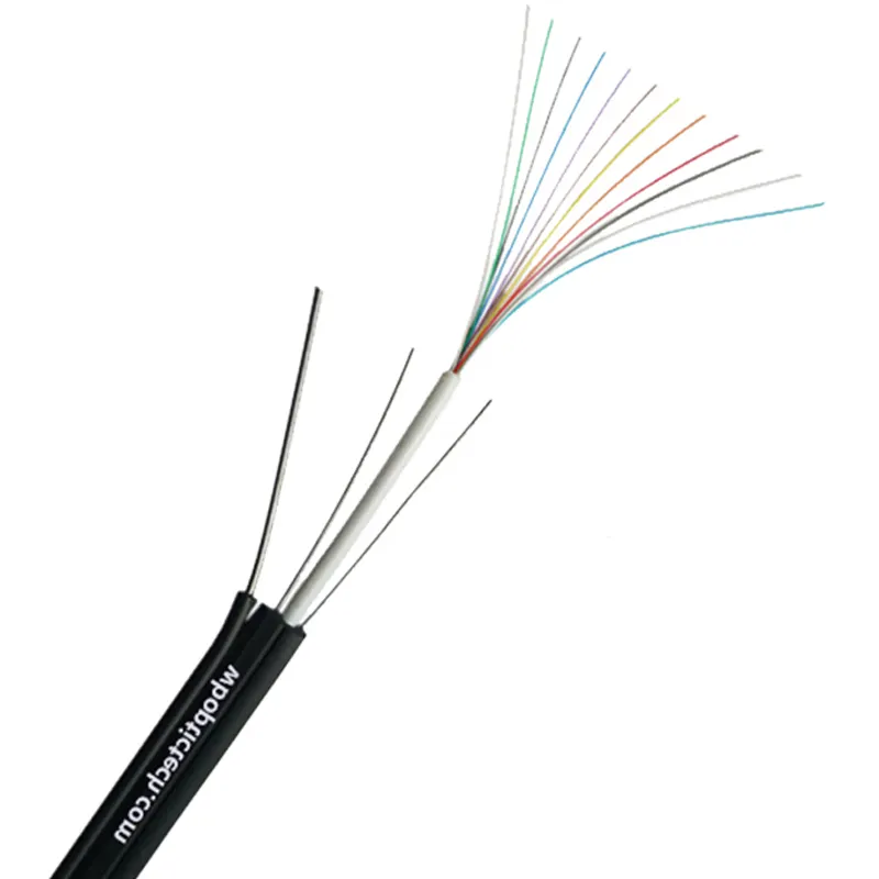 Factory Price GJYXCH-LS FTTH 6 core fiber optic drop cable with self-supporting messenger