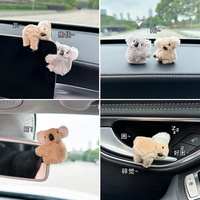 Accessoires intérieurs, décoration de la console centrale, décoration du rétroviseur, petite poupée koala créative avec rembourrage en coton PP