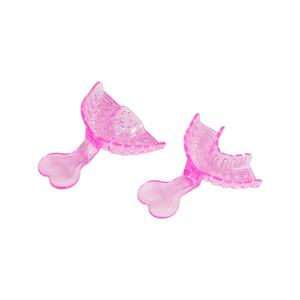 Bandeja de impresión dental azul de plástico desechable para implantes, con orificios, doble arco, para impresiones sin distorsión, diferentes tamaños - Product Image 6