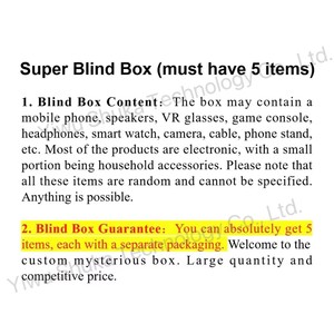 Cofanetto Misterioso Elettronico da 5 Pezzi 2026 NUOVO 100% Sorpresa Premium: Pacchetti Regalo Fortunati, Blind Box Elettroniche 3C, Smartwatch, Cuffie, Cofanetti Misteriosi di Grande Valore Contengono 5 Articoli Elettronici - Product Image 2