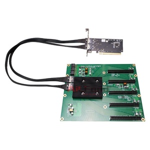 บอร์ดขยาย PCIe 4.0 แบบ 5-GPU พร้อมชิป PEX88096 PCIe 4.0 x16 สำหรับการประมวลผล AI - Product Image 3