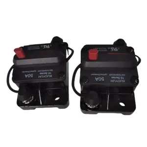 50A 60A 80A 100A 150A 200A 250A 300AYoung Marine Circuit Breaker for Boat Trolling with Manual Reset,Water Proof,12V- 48V DC