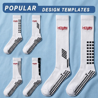 Chaussettes de football personnalisées antidérapantes, chaussettes de sport tricotées pour le football, chaussettes de football personnalisables pour l'entraînement et la compétition