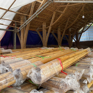 Tube de bambou entier fait main de 2100cm x 2.1m de diamètre pour des projets d'aménagement paysager de jardin - Product Image 3