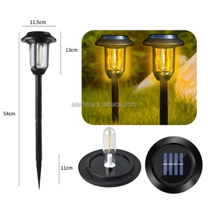 Outdoor Solar Wall Light IP65 Waterproof Mono Silicon Panel 800LM 3500K Warm White <b>LED</b> 3 Modes Decor Lamp for Garden Patio Yard - Product Image 6