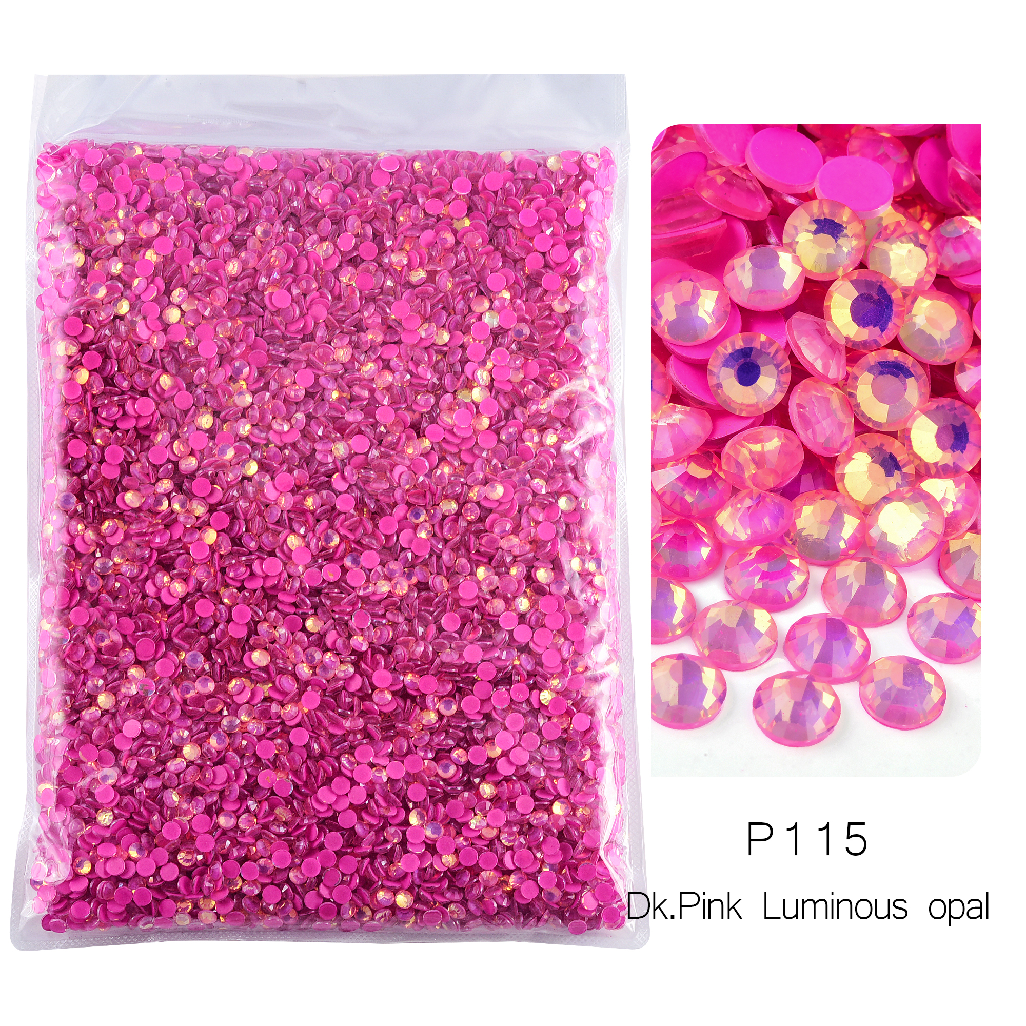 Dark Pink Luminous opal